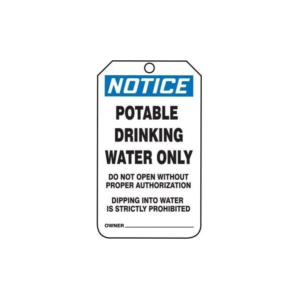 Accuform PF-Cardstock, 3-1/4 in Width, 1/4 in Height, , 25 PK MNT246CTP - main